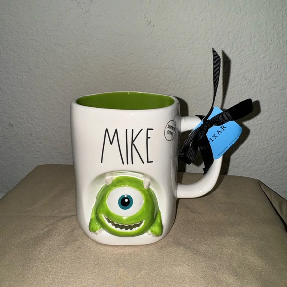 Rae Dunn Other - Rae Dunn + Pixar Monsters Inc.
Mike Embossed with Mike & Sully Double Sided